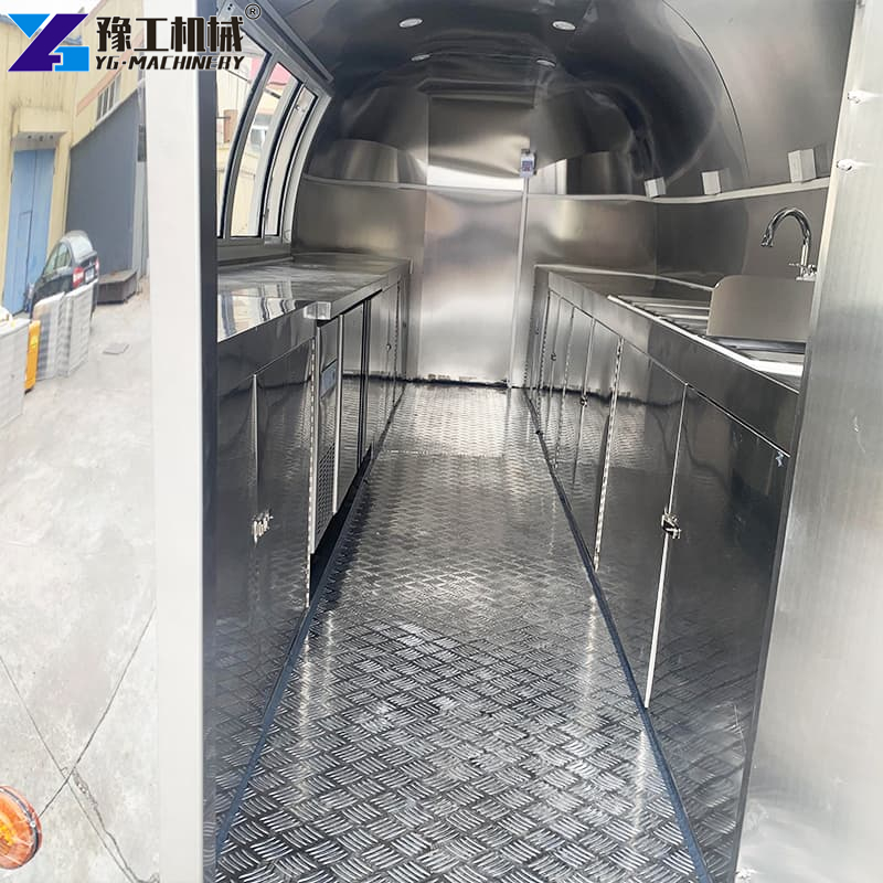 Food Trailer Stainless Steel Interior