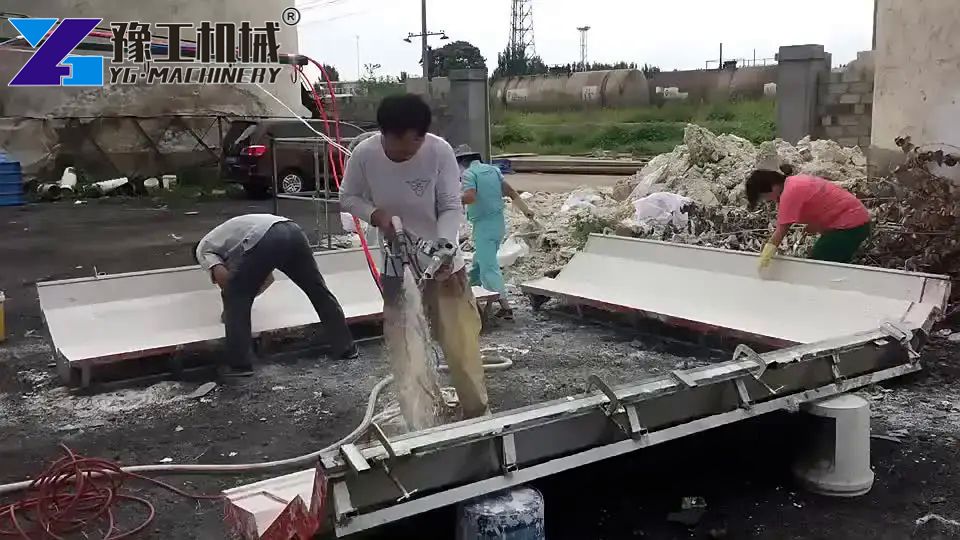 GRC Spray Machine Operation