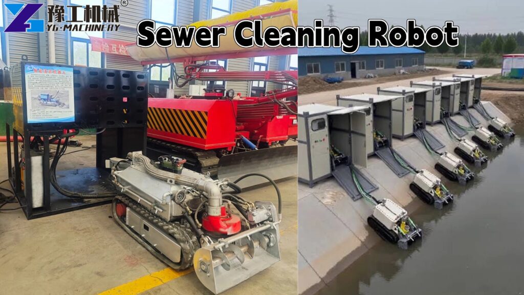 High Efficiency Drain Cleaning Robot