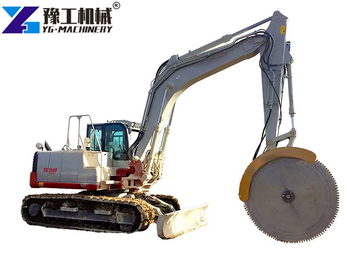 Hydraulic Rock Cutting Attachment