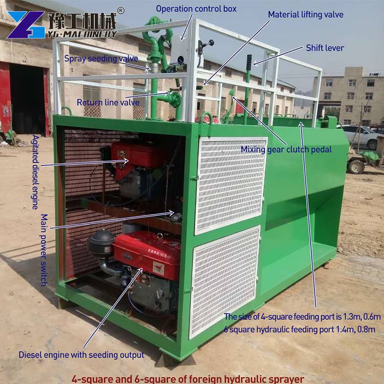 Hydraulic Seed Spraying Machine