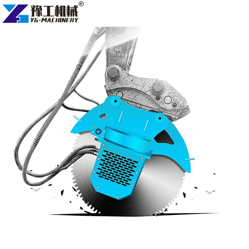 Modern Excavator Rock Saw Unit