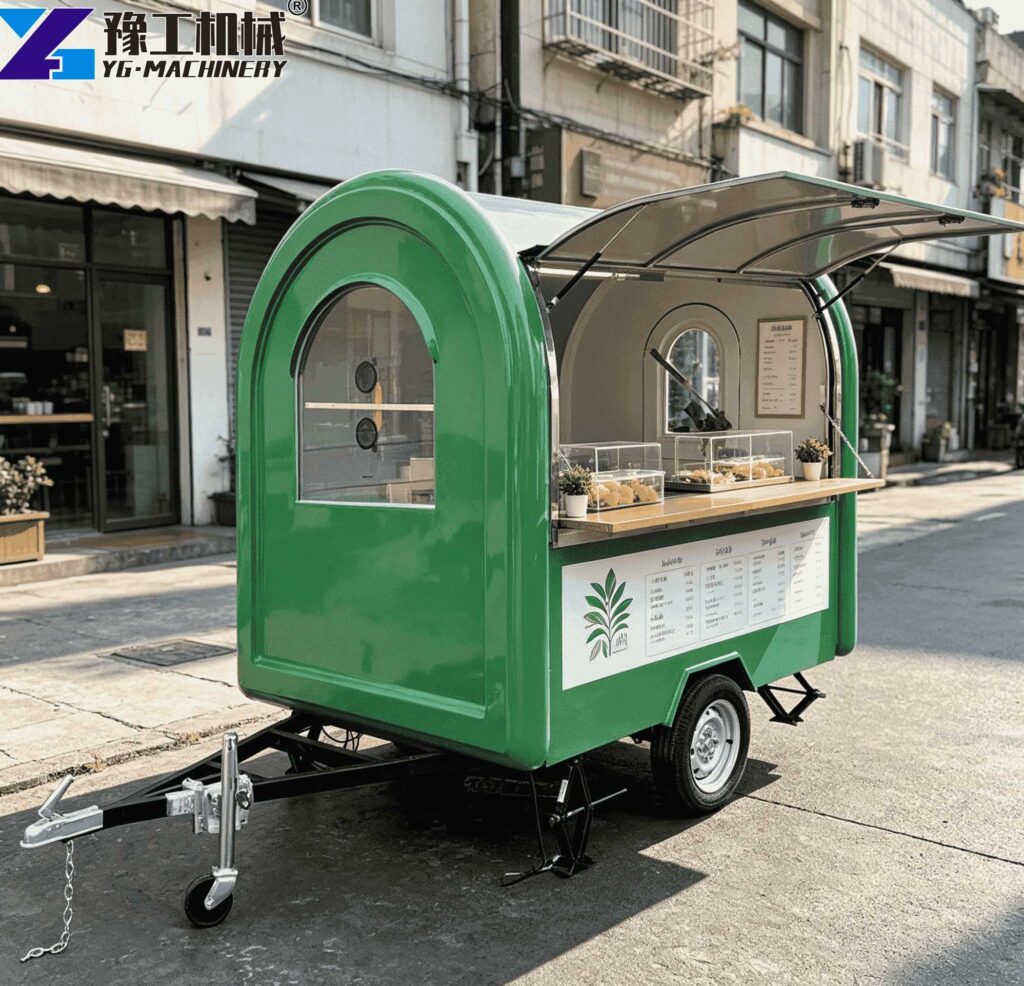 Portable Food Trailer 304 Stainless Cabinets
