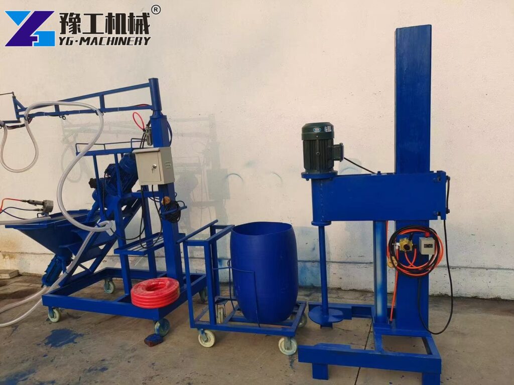 Portable GRC Spray Equipment Outdoors