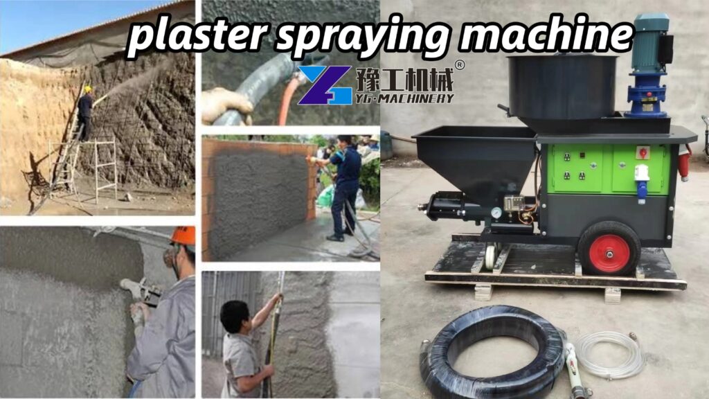 Wall Cement Plaster Machine
