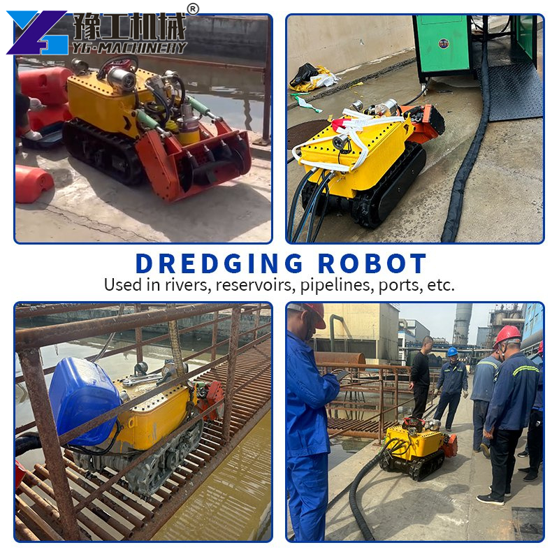 Wireless Controlled Dredging Robot
