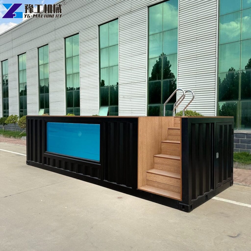 Container Pool Outdoor Installation