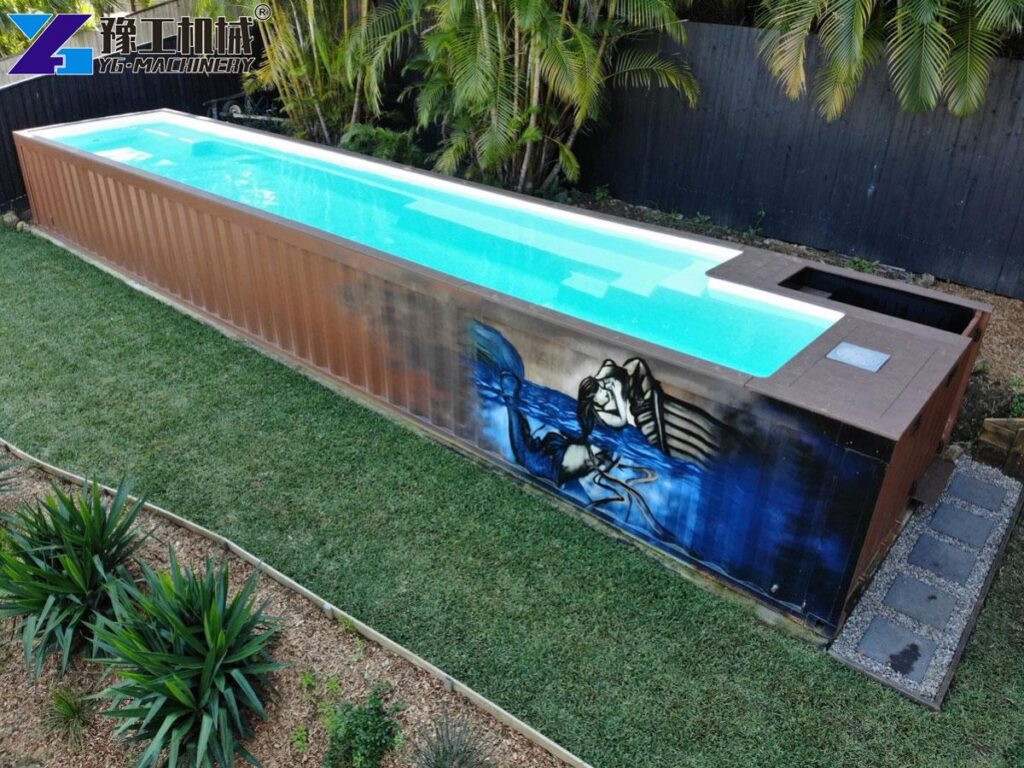 Container Pool With Deck