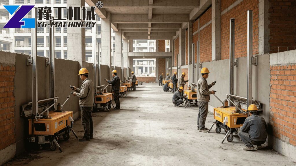 Fast Cement Plaster Spray Machine Price