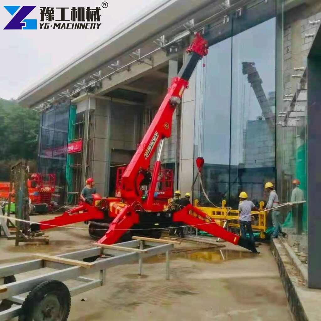 Precise Spider Crane Glass Installation