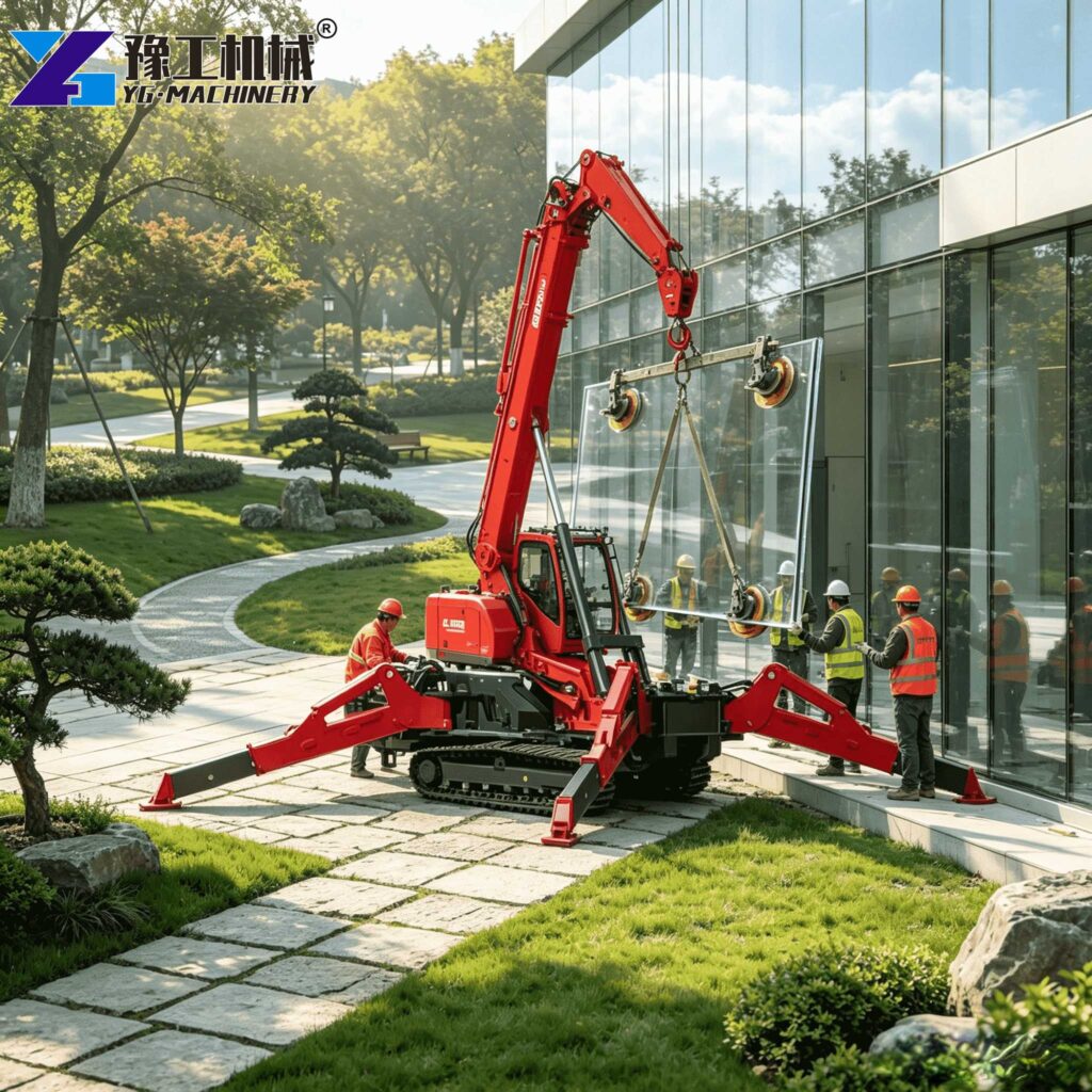 Spider Platforms for Glass Installation