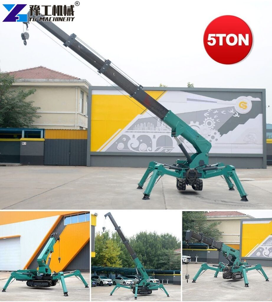 Compact Hydraulics 5T Spider Crane