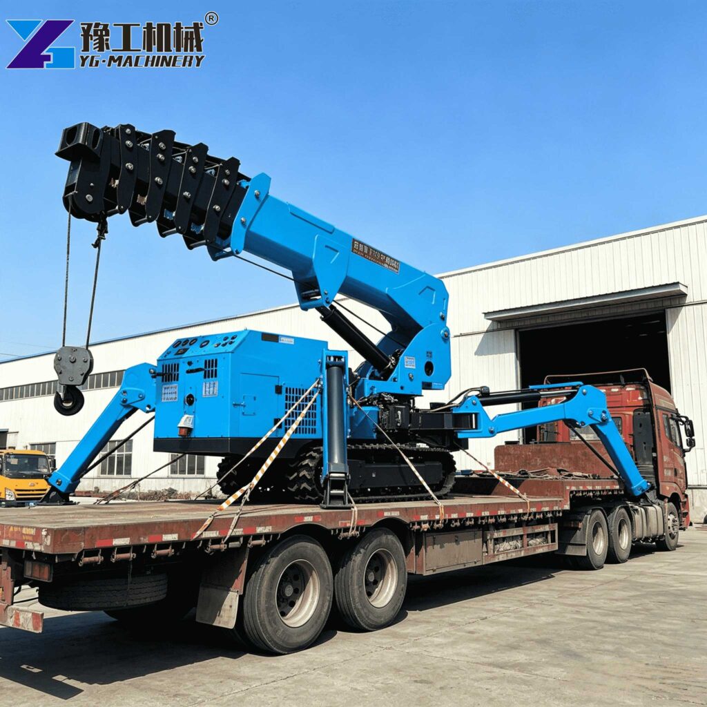 Compact Mobile Spider Crane Unit