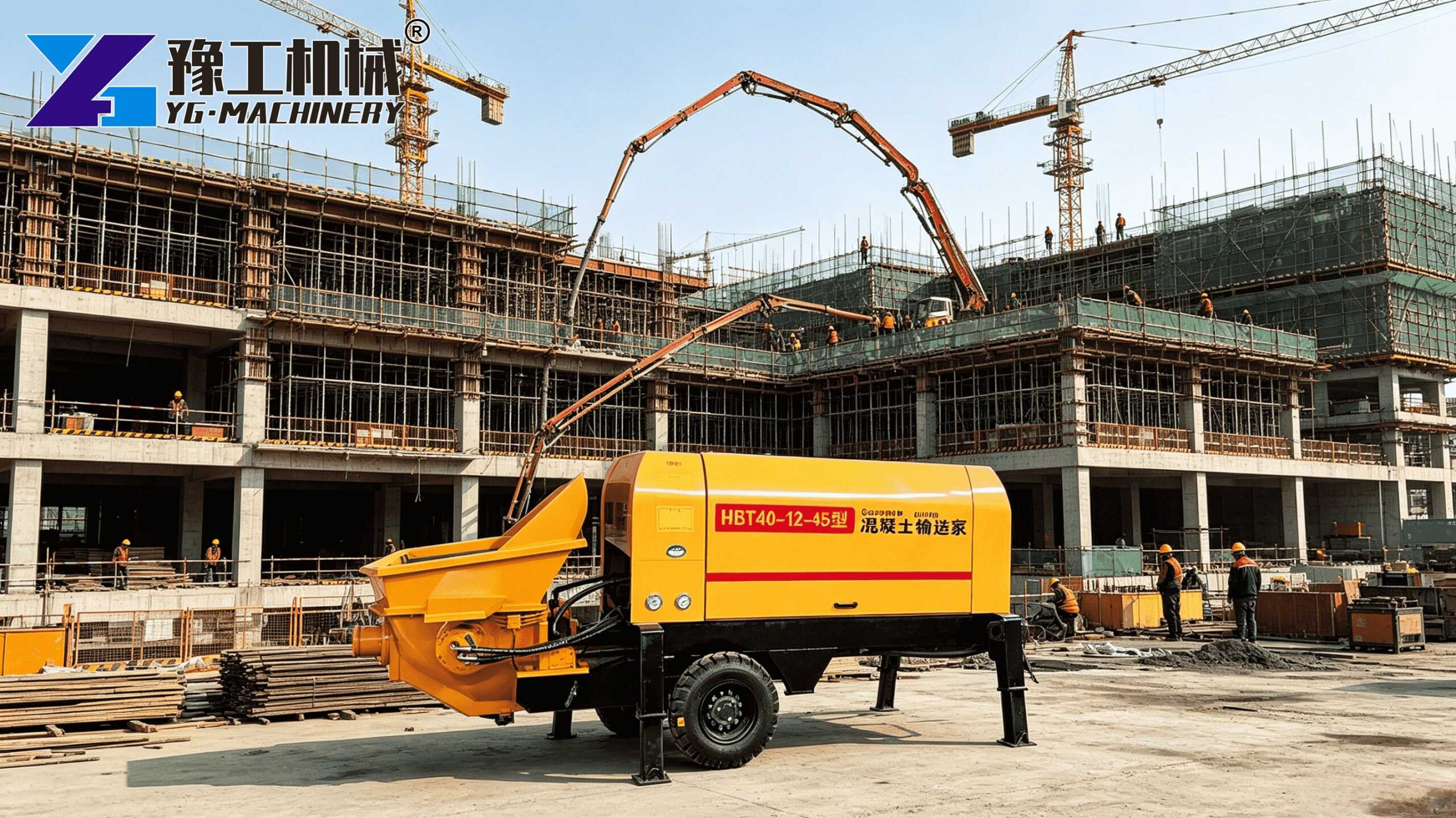 Small Concrete Pump Machine