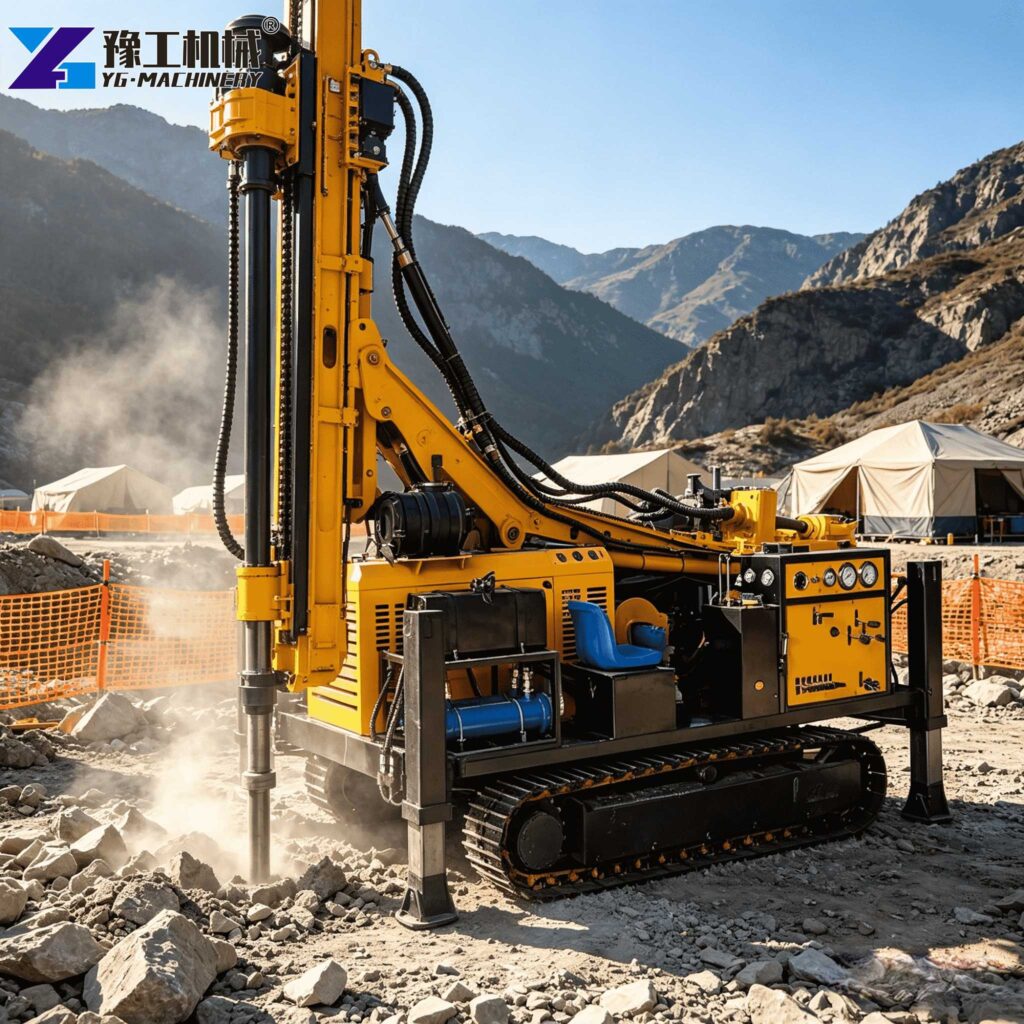 Crawler Mounted Core Drilling Rig