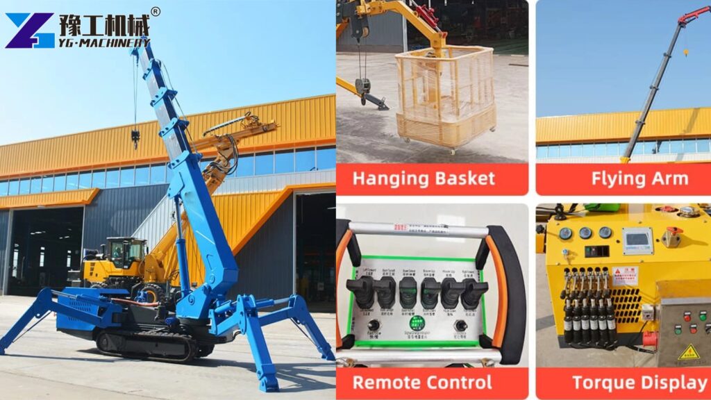 Crawler Mounted Mini Spider Crane