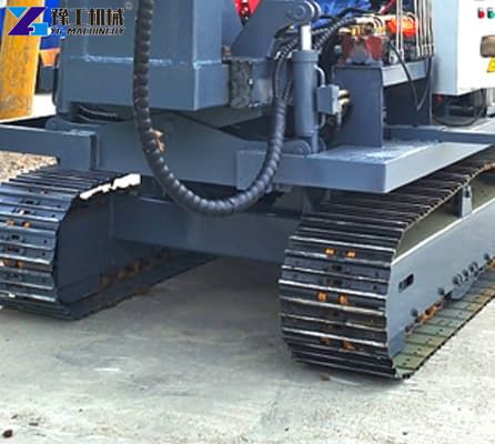 Crawler Solar Pile Driver 150 Degree Swing Angle