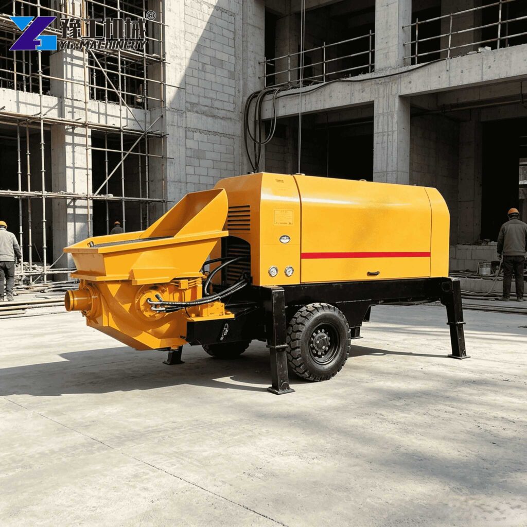 Electric Pump Mixer Concrete Rig