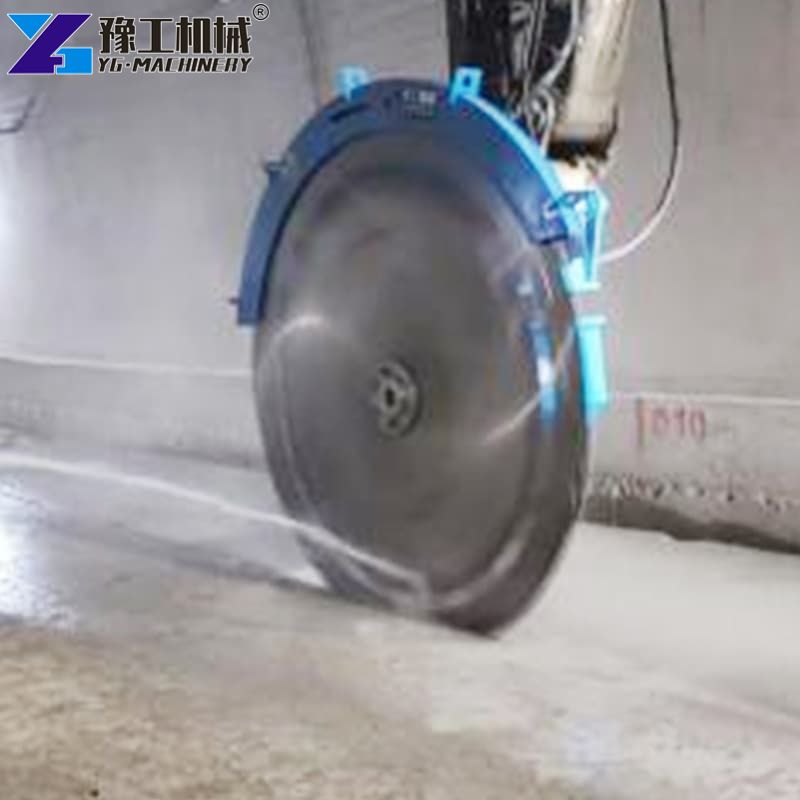 Excavator Rock Cutting Attachment In Tunnel
