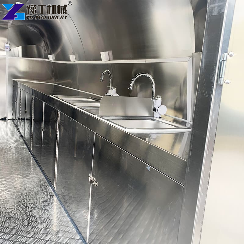 Food Trailer Cooking Area