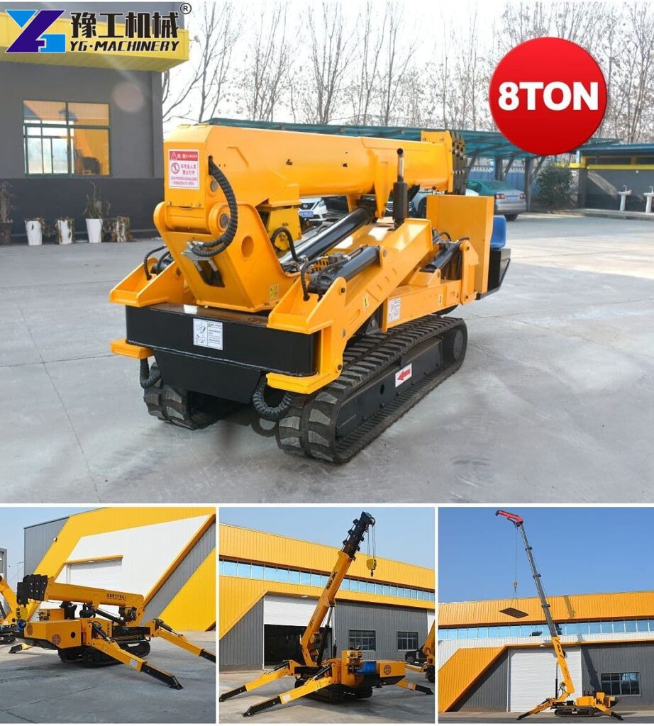 Heavy Duty 8T Crawler Crane