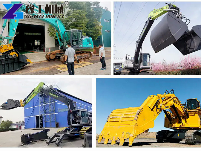 Heavy Duty Bucket Crusher Excavator
