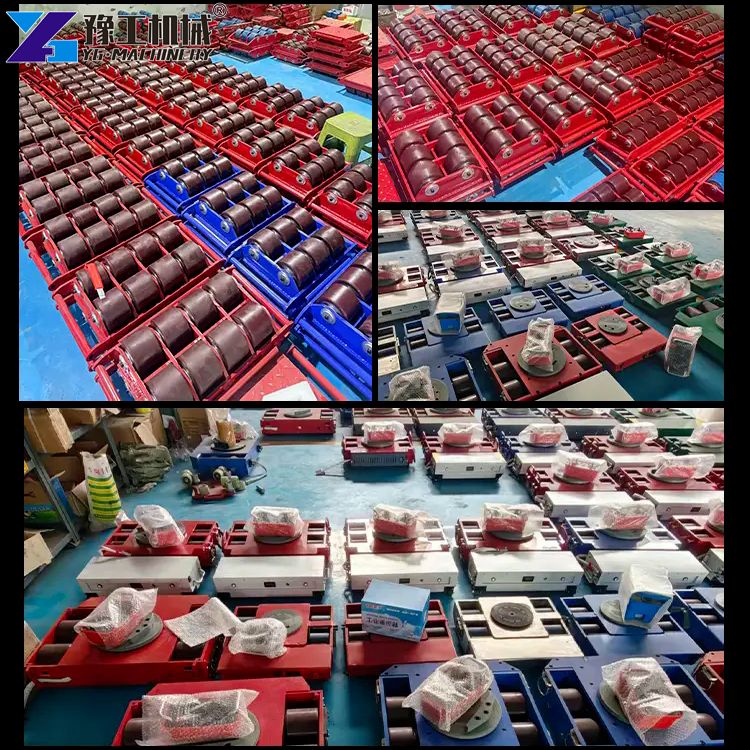 Industrial Machine Moving Trolley