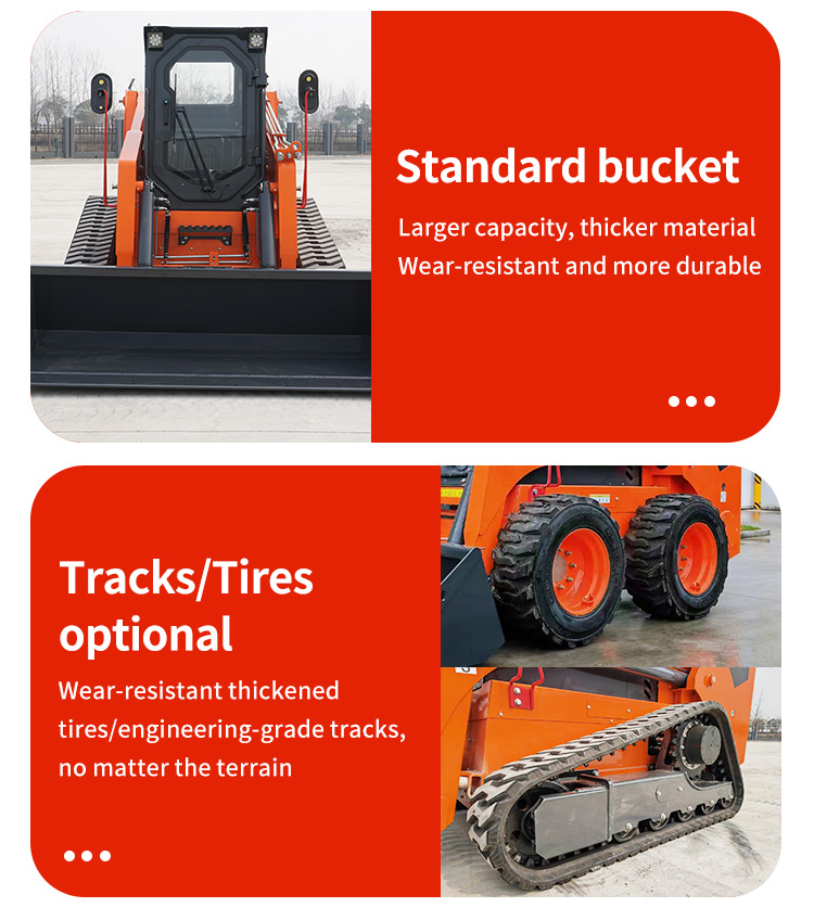 Mini Loader With Bucket Attachment