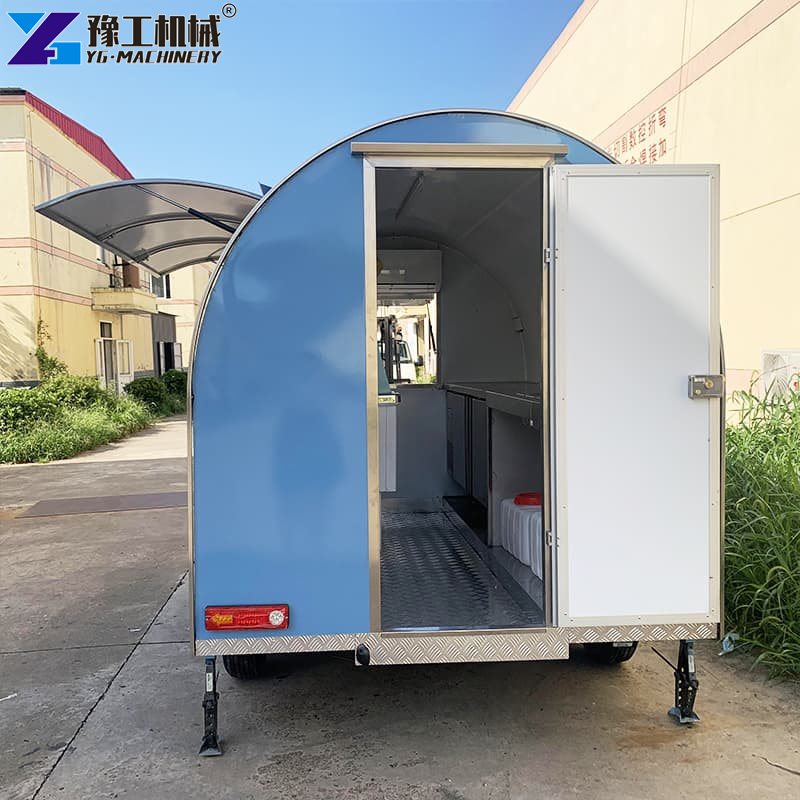 Mobile Coffee Trailer Display