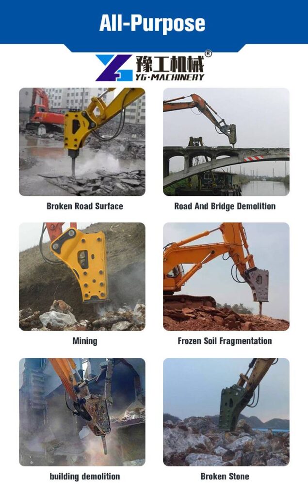 Rock Breaker Hammer For Excavator Application