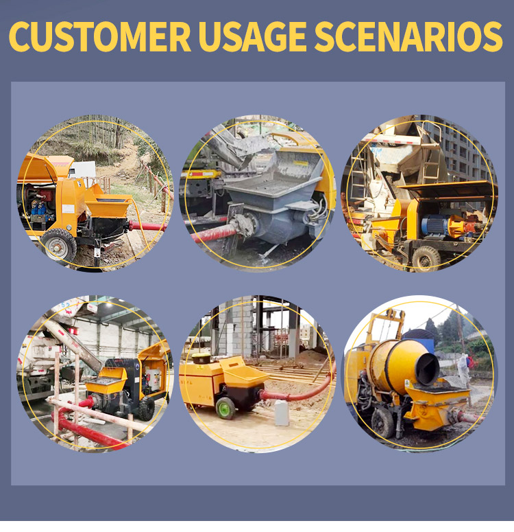 Small Concrete Pump Application