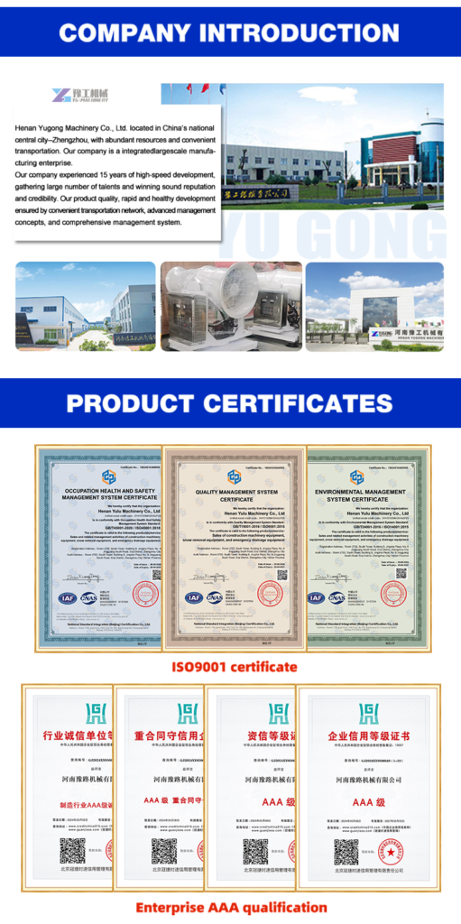 China Mist Cannon Machine Factory