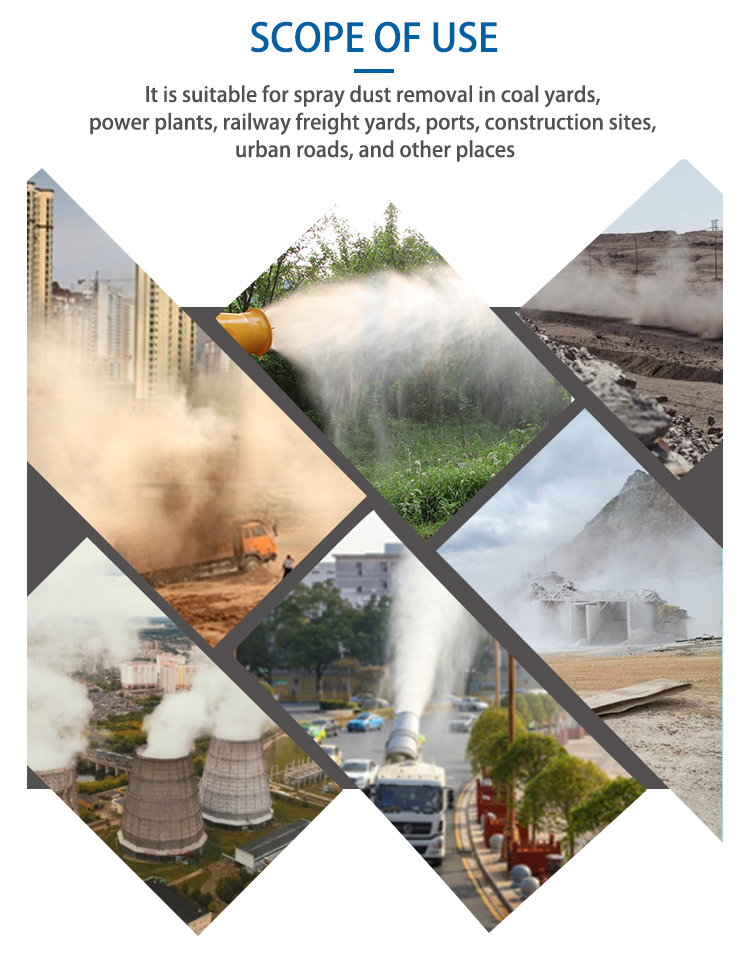 Dust Suppression Cannon Application