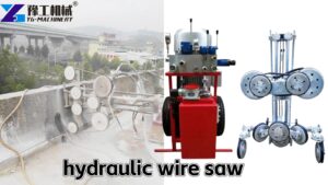 Bridge Demolition Wire Saw Exported to the Philippines Hydraulic Stone Cutter Working Site