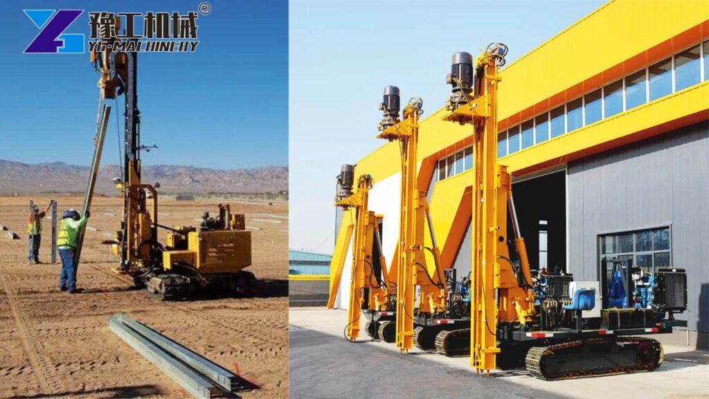 Lightweight Crawler Solar Pile Driver