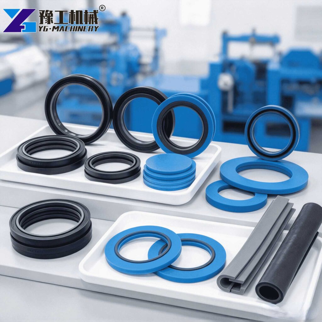 Rubber Vulcanizing Press Machine Finished Product