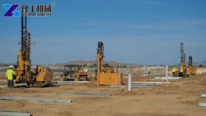 Solar Piling Machine Drilling Photovoltaic Piles